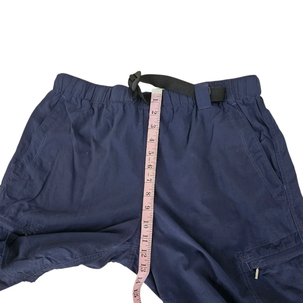 The North Face Men's Shorts Cargo Belted Medium Nylon Blue Outdoor